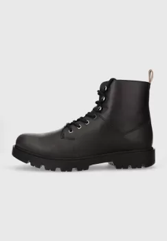 BOSS ghete de piele Adley barbati, culoarea negru, 50503540 imagine