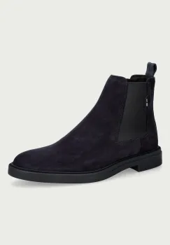 BOSS ghete scurte pentru barbati din piele intoarsa Calev imagine