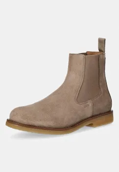 BOSS ghete scurte pentru barbati din piele intoarsa Kope imagine