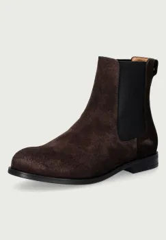 BOSS  ghete scurte pentru femei din piele intoarsa Lycia imagine