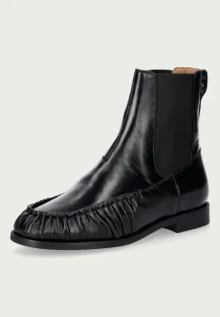 BOSS ghete scurte pentru femei din piele Lycia imagine