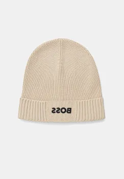 BOSS Green caciula de lana BOSS GREEN culoarea alb, 50499423 imagine