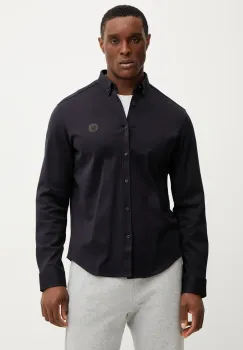 BOSS Green camasa barbati, culoarea albastru marin, cu guler button-down, regular, 50533163 imagine