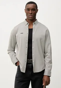 BOSS Green camasa din bumbac ST_Motion L culoarea verde, cu guler button-down, regular, 50555946 imagine