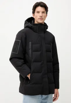 BOSS Green geaca culoarea negru, de tranzitie, 50547262 imagine