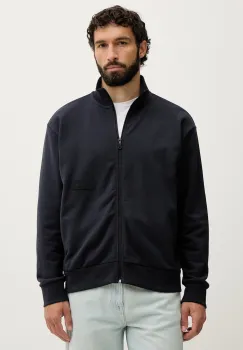 BOSS Green hanorac cu fermoar barbati din bumbac SW_Collar Full Zip imagine