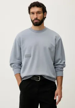 BOSS Green hanorac pentru barbati, cu bumbac SW_Crewneck imagine