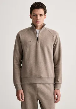 BOSS Green  hanorac pentru barbati cu bumbac Sweat imagine