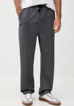 BOSS Green pantaloni culoarea gri, cu imprimeu, 50543145 imagine