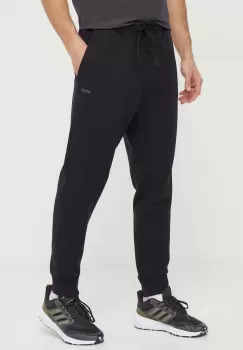 Boss Green pantaloni de trening culoarea negru, neted imagine