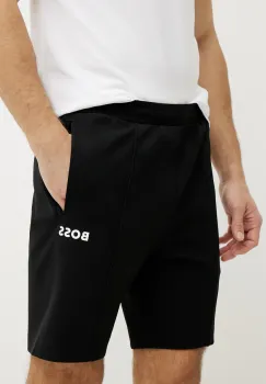 BOSS Green pantaloni scurti barbati, culoarea negru, 50537819 imagine