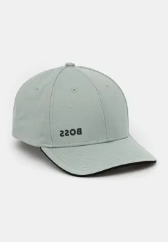 BOSS Green sapca de baseball din bumbac culoarea verde, cu imprimeu, 50519219 imagine