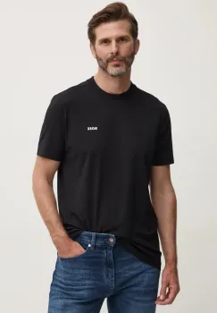 Boss Green tricou barbati, culoarea negru, cu imprimeu, 50506373 imagine