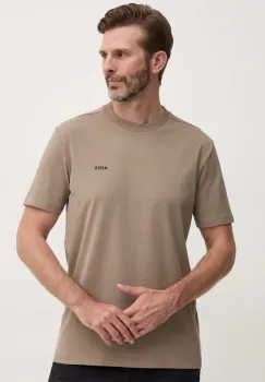 Boss Green tricou barbati, culoarea verde, cu imprimeu, 50506373 imagine