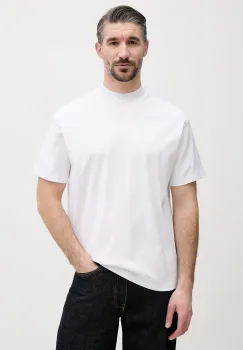 BOSS Green tricou basic barbatesc din bumbac BOSS X PORSCHE imagine