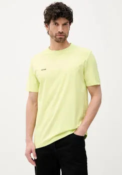 BOSS Green tricou culoarea bej, cu imprimeu, 50506373 imagine