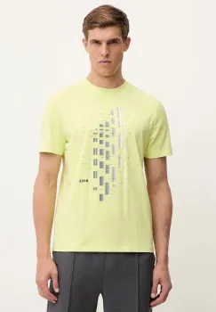 BOSS Green tricou culoarea verde, cu imprimeu, 50543808 imagine