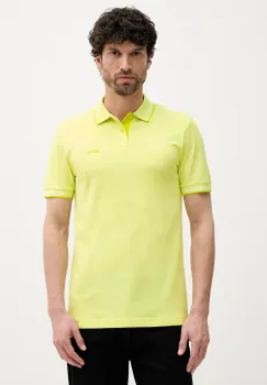 BOSS Green tricou polo culoarea bleumarin, cu imprimeu, 50506193 imagine
