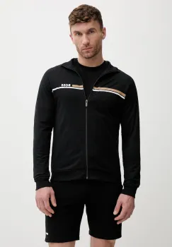BOSS hanorac cu fermoar pentru barbati din bumbac Authentic Jacket Z imagine