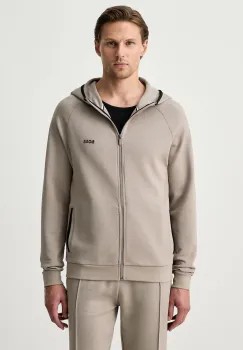 BOSS  hanorac de loungewear pentru barbati cu bumbac Sense Hooded Jacket imagine