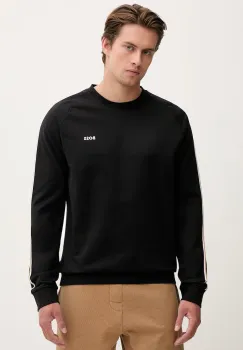 BOSS hanorac de loungewear pentru barbati, din bumbac Iconic Sweatshirt imagine