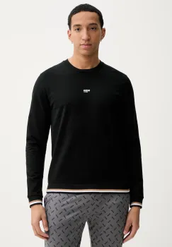 BOSS hanorac lounge din bumbac Iconic Sweatshirt imagine