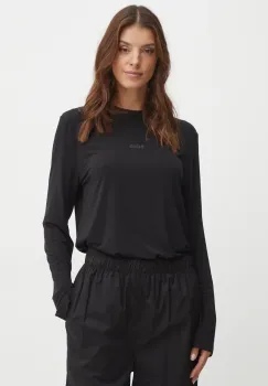 BOSS longsleeve de pijama culoarea negru, 50527188 imagine