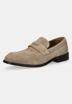 BOSS mocasini copii Limber barbati, culoarea bej, 50541729 imagine