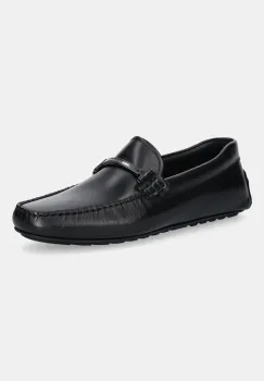 BOSS mocasini de piele Noel culoarea negru, 50548100 imagine