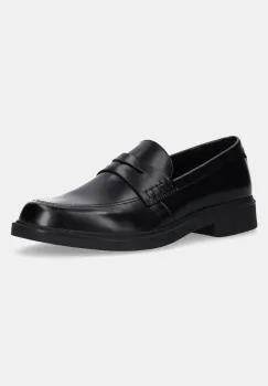 BOSS mocasini de piele Ronnin barbati, culoarea negru, 50536172 imagine