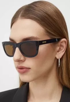 BOSS ochelari de soare barbati, culoarea maro, BOSS 1649 S imagine