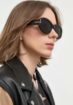 BOSS ochelari de soare femei, culoarea maro imagine