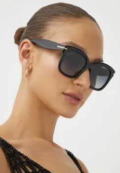 BOSS ochelari de soare femei, culoarea negru, BOSS 1731/S imagine