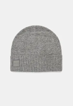 BOSS Orange caciula de lana de lana, din tesatura uni, 50522447 imagine