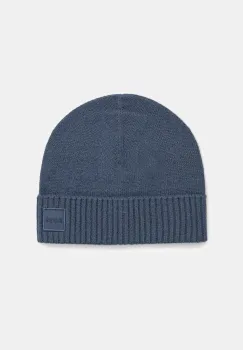 BOSS Orange caciula de lana de lana, din tesatura uni, 50522447 imagine