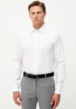 BOSS Orange camasa culoarea alb, cu guler clasic, regular, 50543498 imagine