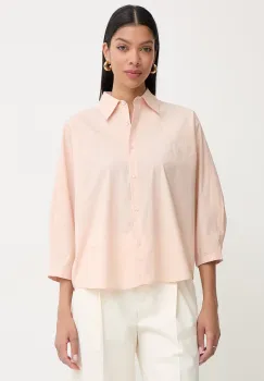 BOSS Orange camasa de dama de bumbac C Belenta imagine