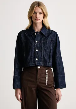 BOSS Orange  camasa de dama din denim C_SHIRT imagine