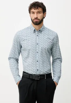 BOSS Orange camasa din bumbac cu guler button-down, regular, 50548975 imagine