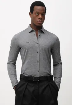 BOSS Orange camasa din bumbac imagine