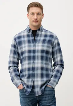 BOSS Orange camasa din bumbac Rickert_M cu guler button-down, regular, 50552983 imagine