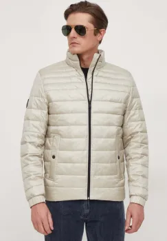 BOSS Orange geaca barbati, culoarea bej, de tranzitie 50505262 imagine