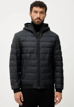BOSS Orange geaca culoarea negru, de tranzitie, 50543616 imagine