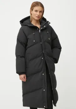 Boss Orange geaca femei, culoarea negru, de iarna, oversize, 50535645 imagine