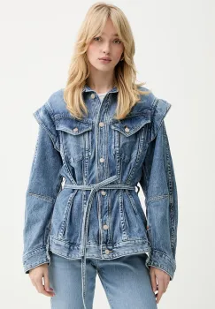 BOSS Orange geaca jeans C CHINCHED JACKET imagine