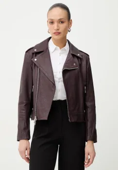 BOSS Orange geaca ramones de piele C Sandy imagine