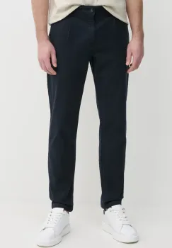 BOSS Orange pantaloni barbati, culoarea bleumarin, cu fason chinos, 50539130 imagine