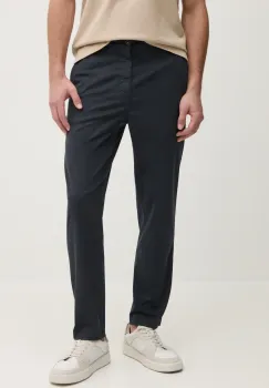 BOSS Orange pantaloni barbati, culoarea bleumarin, drept, 50536722 imagine