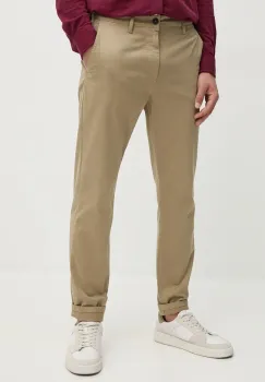 Boss Orange pantaloni barbati, culoarea maro, cu fason chinos, 50510917 imagine