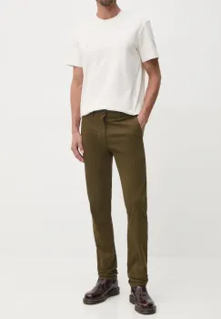 Boss Orange pantaloni barbati, culoarea verde, drept, 50523127 imagine
